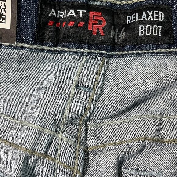 ARIAT Men's Flame Resistant M4 Low Rise Boot Cut Jean, Style 10023467, 32x34 New - Picture 13 of 15